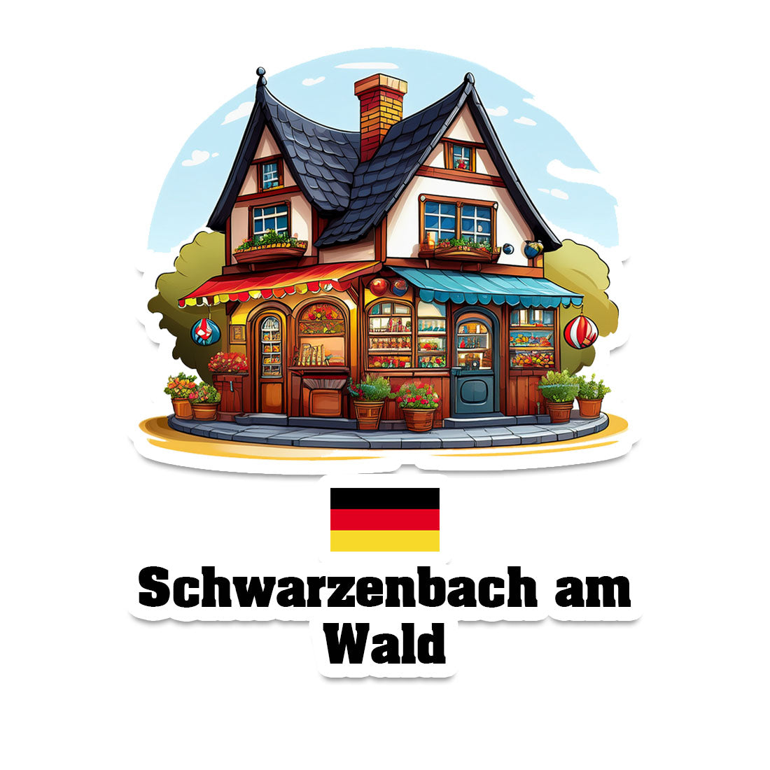 Schwarzenbach am Wald Sticker
