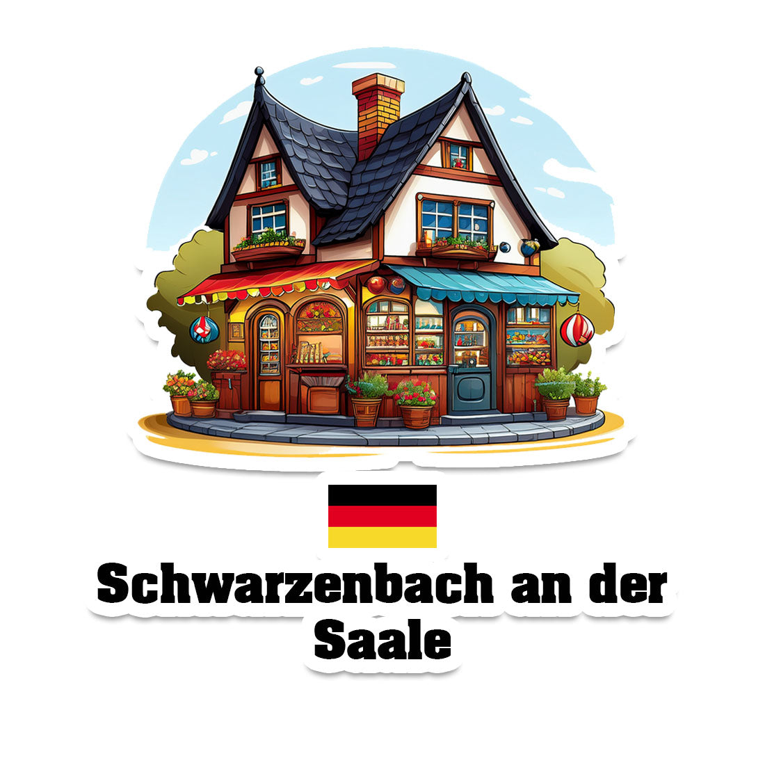 Schwarzenbach an der Saale Sticker