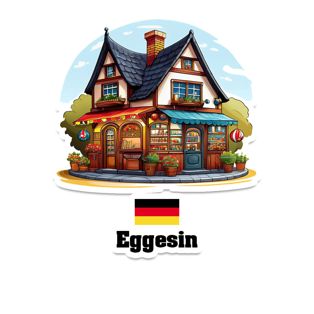 Plaue Fridge Magnet