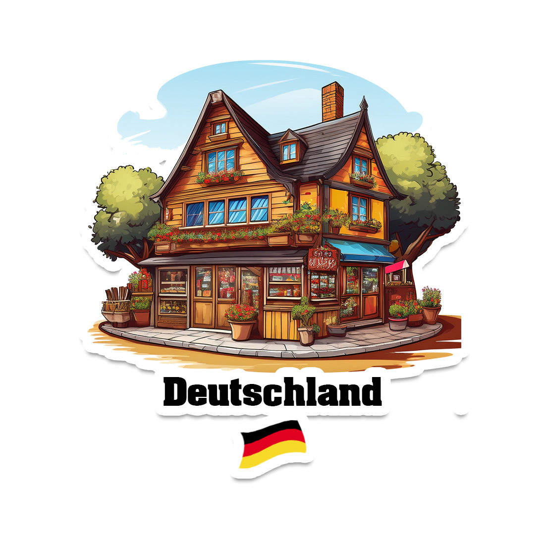Deutschland Sticker