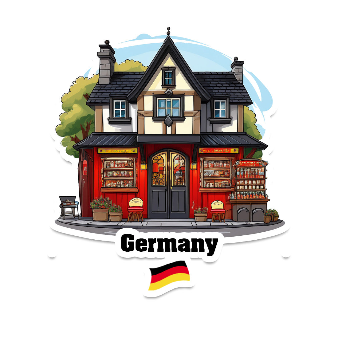 Deutschland Fridge Magnet