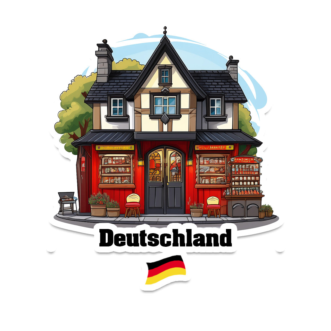 Deutschland Sticker