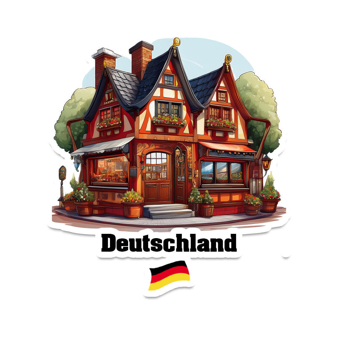 Deutschland Sticker