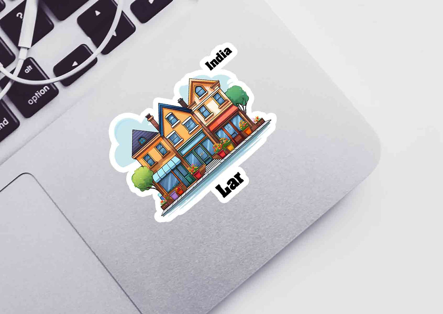 Lar Three Home Office Shop Sticker