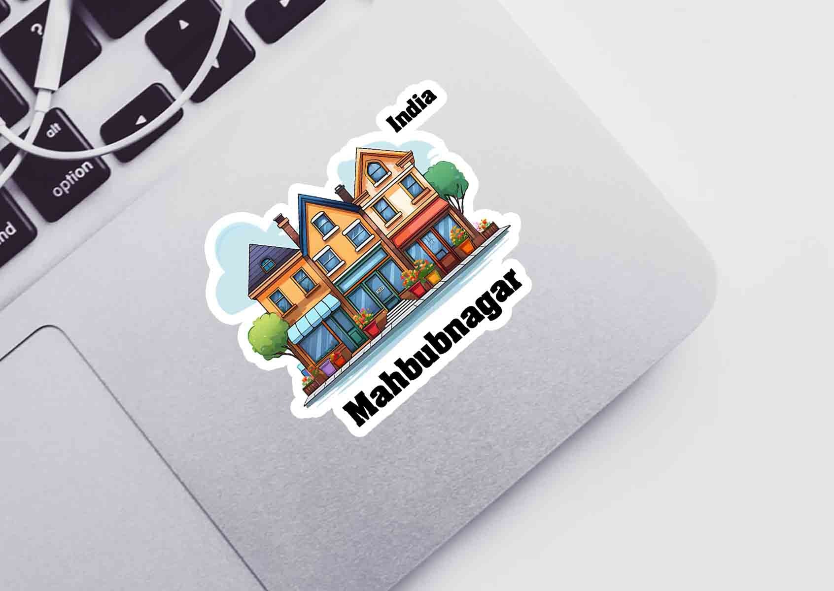 Mahbubnagar Three Home Office Shop Sticker
