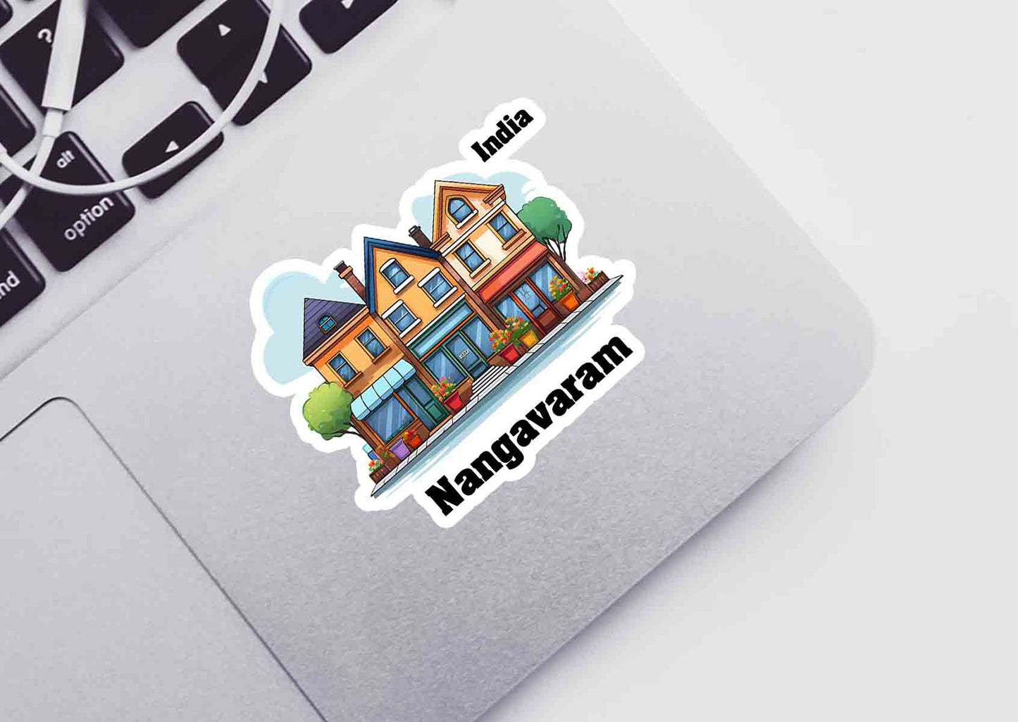 Nangavaram Three Home Office Shop Sticker