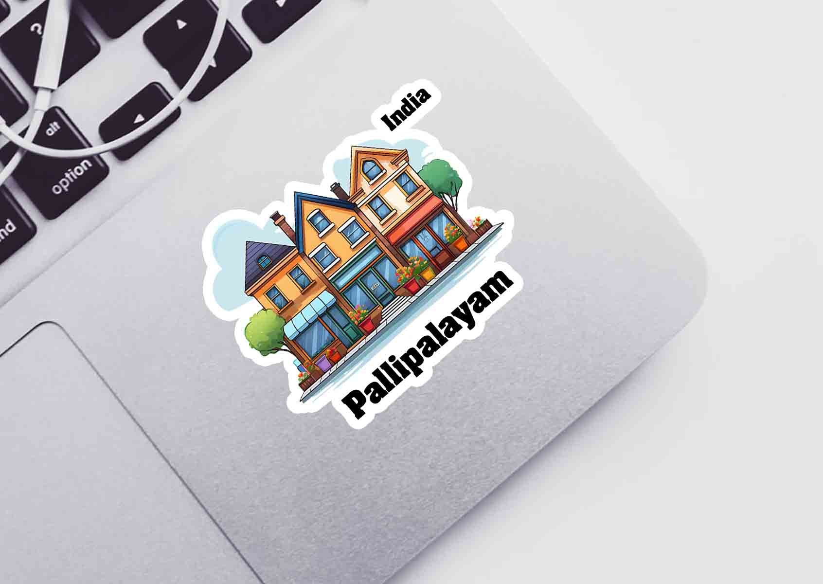 Pallipalayam Three Home Office Shop Sticker
