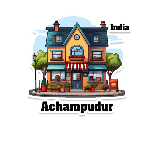 Achampudur Sticker & Magnet | Home Town Souvenirs