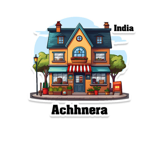 Achhnera Sticker & Magnet | Home Town Souvenirs