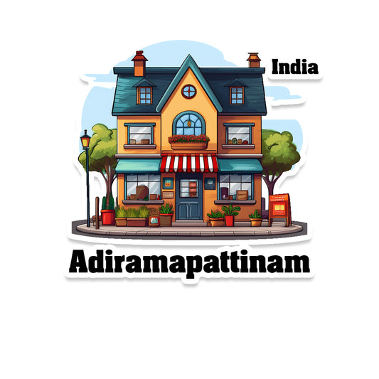 Adiramapattinam Sticker & Magnet | Home Town Souvenirs