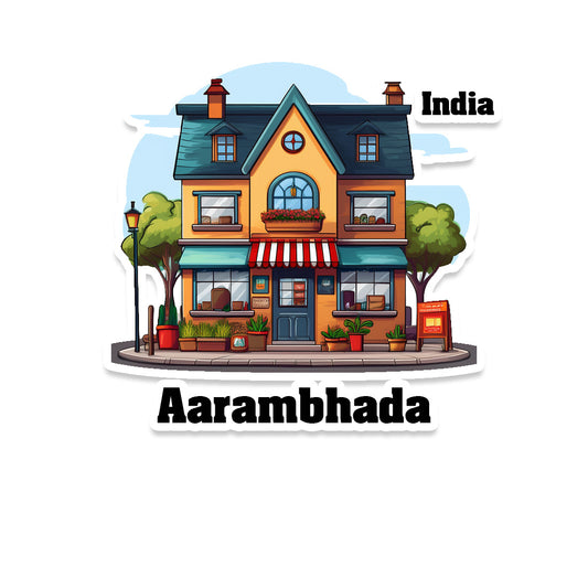 Aarambhada Sticker & Magnet | Home Town Souvenirs