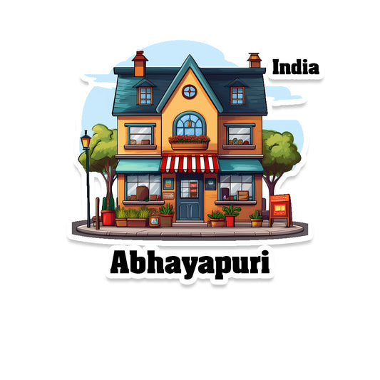 Abhayapuri Sticker & Magnet | Home Town Souvenirs