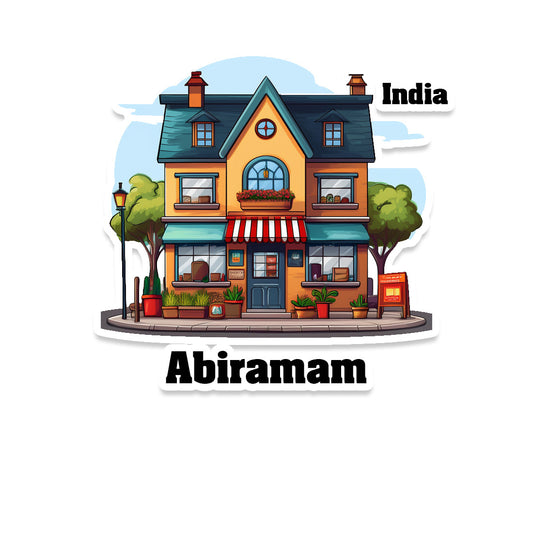 Abiramam Sticker & Magnet | Home Town Souvenirs