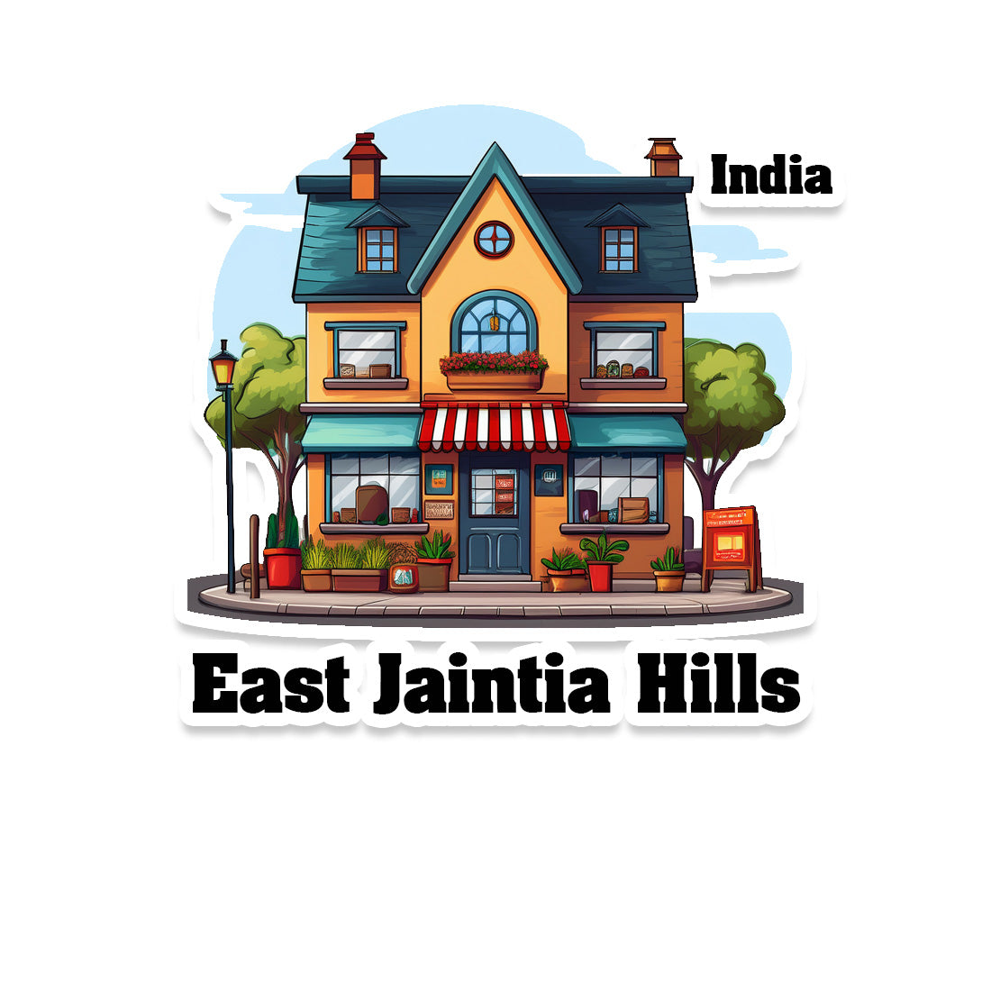 East Kameng Sticker & Magnet | Home Town Souvenirs