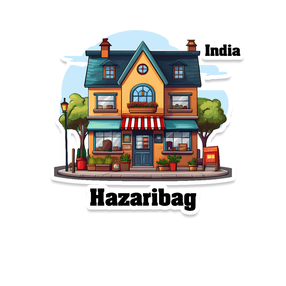 Hazaribag Sticker & Magnet | Home Town Souvenirs