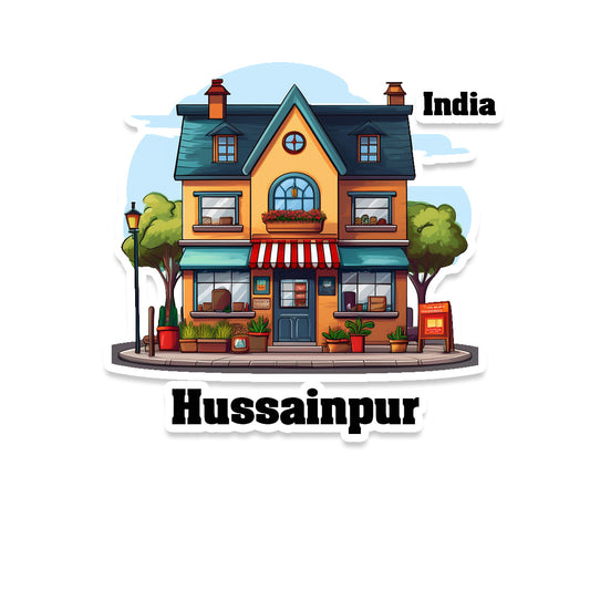 Hussainpur Sticker & Magnet | Home Town Souvenirs