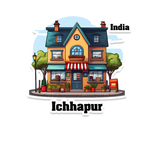 Ichhapur Sticker & Magnet | Home Town Souvenirs