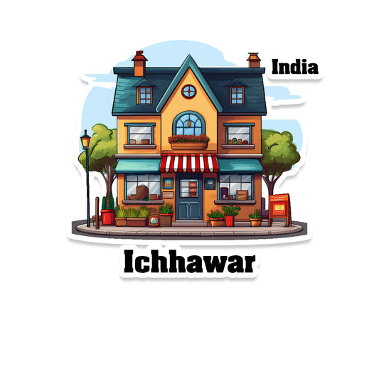 Ichhawar Sticker & Magnet | Home Town Souvenirs
