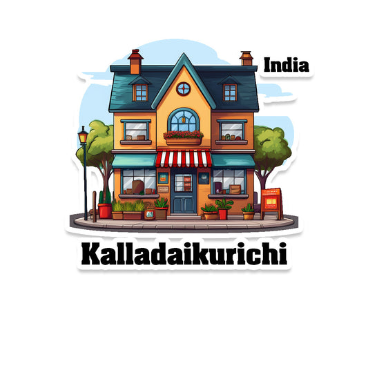 Kalladaikurichi Sticker & Magnet | Home Town Souvenirs