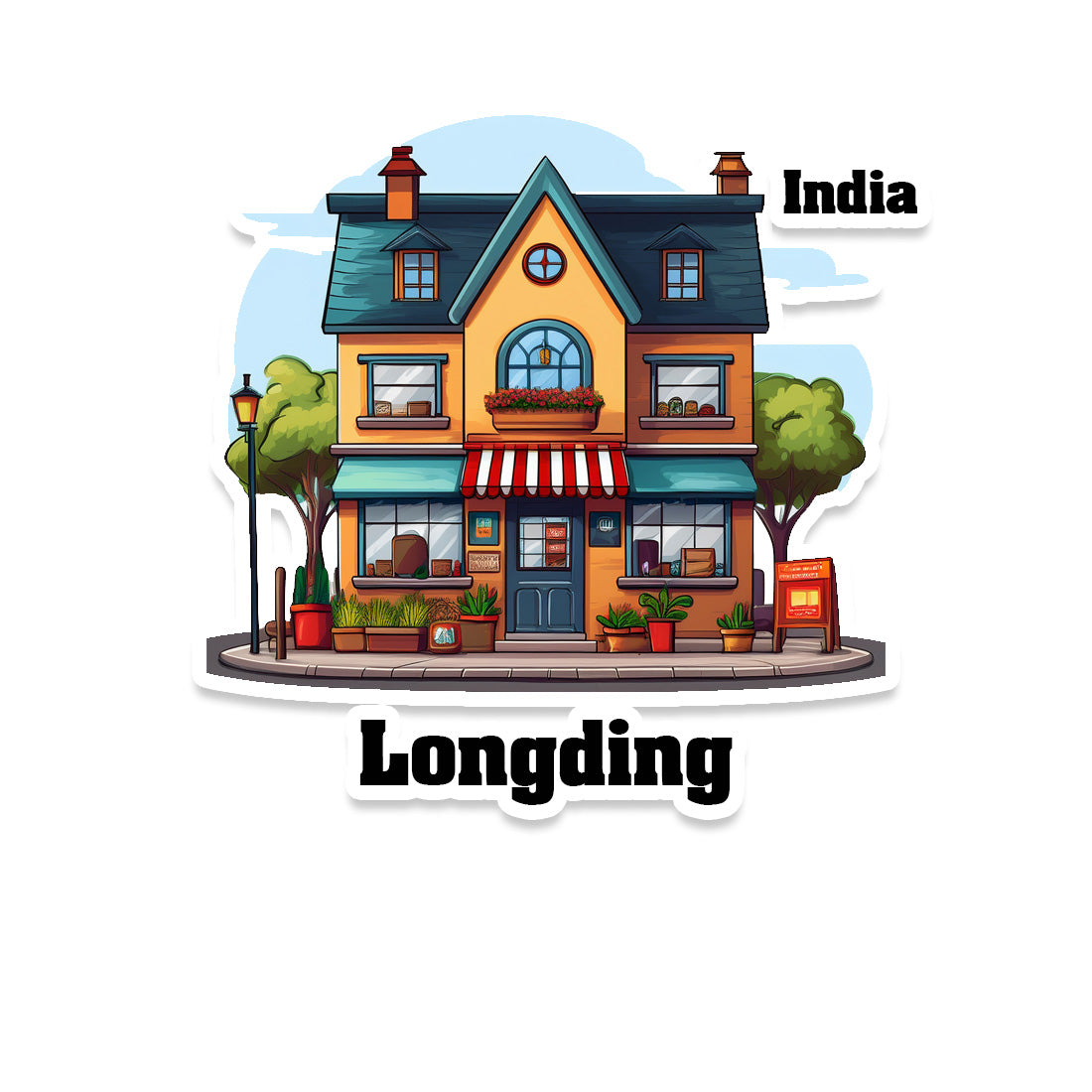 Longding Sticker & Magnet | Home Town Souvenirs