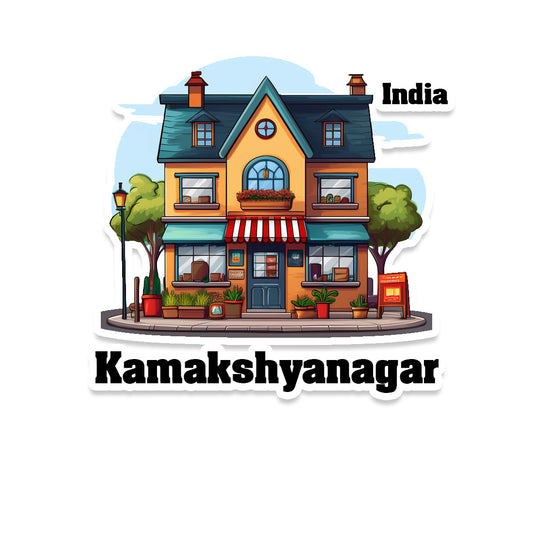Kamakshyanagar Sticker & Magnet | Home Town Souvenirs