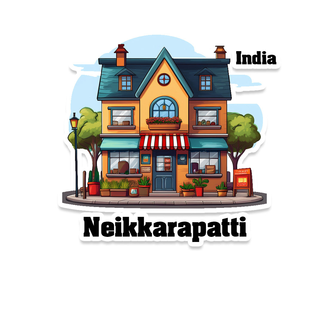 Neikkarapatti Sticker & Magnet | Home Town Souvenirs