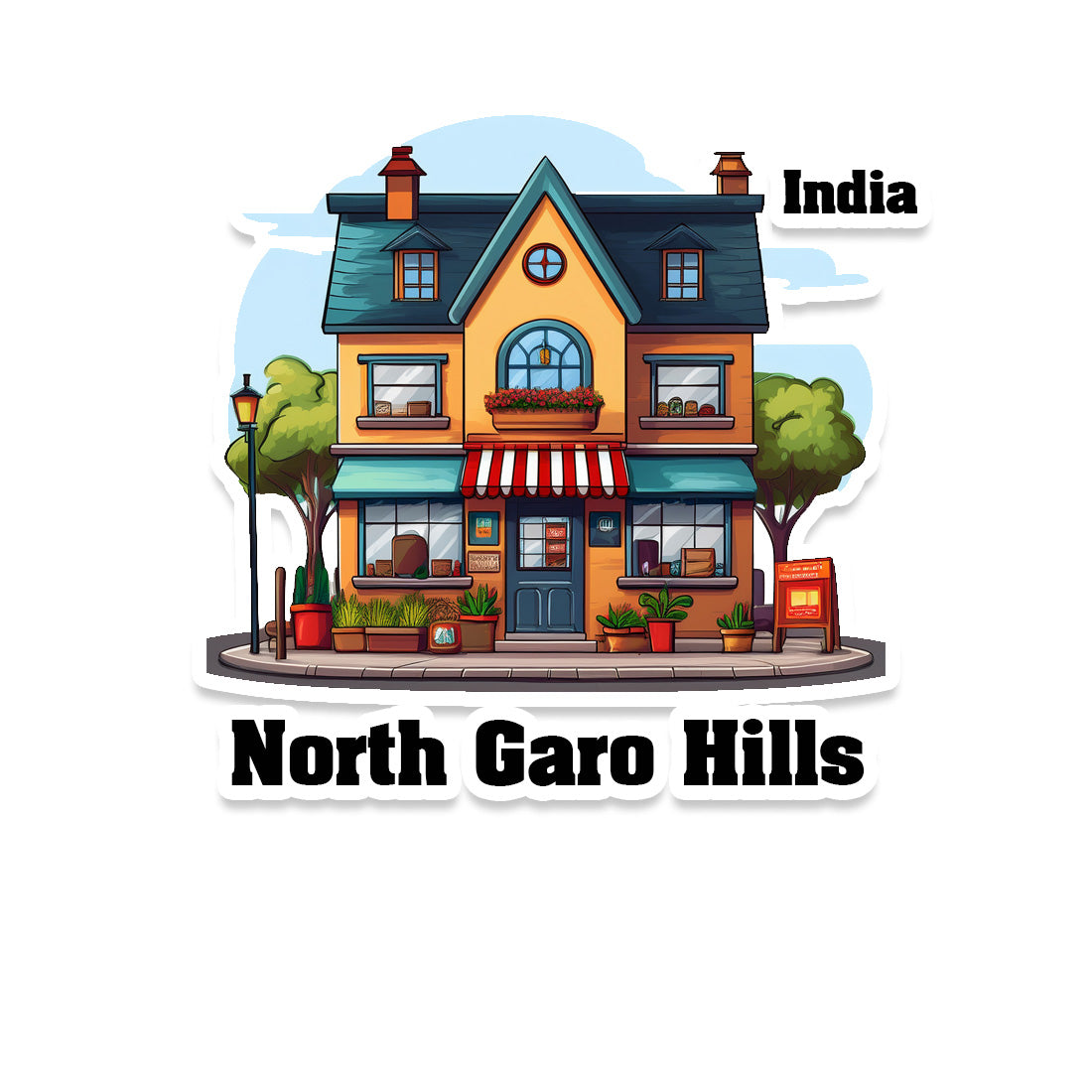 North Goa Sticker & Magnet | Home Town Souvenirs