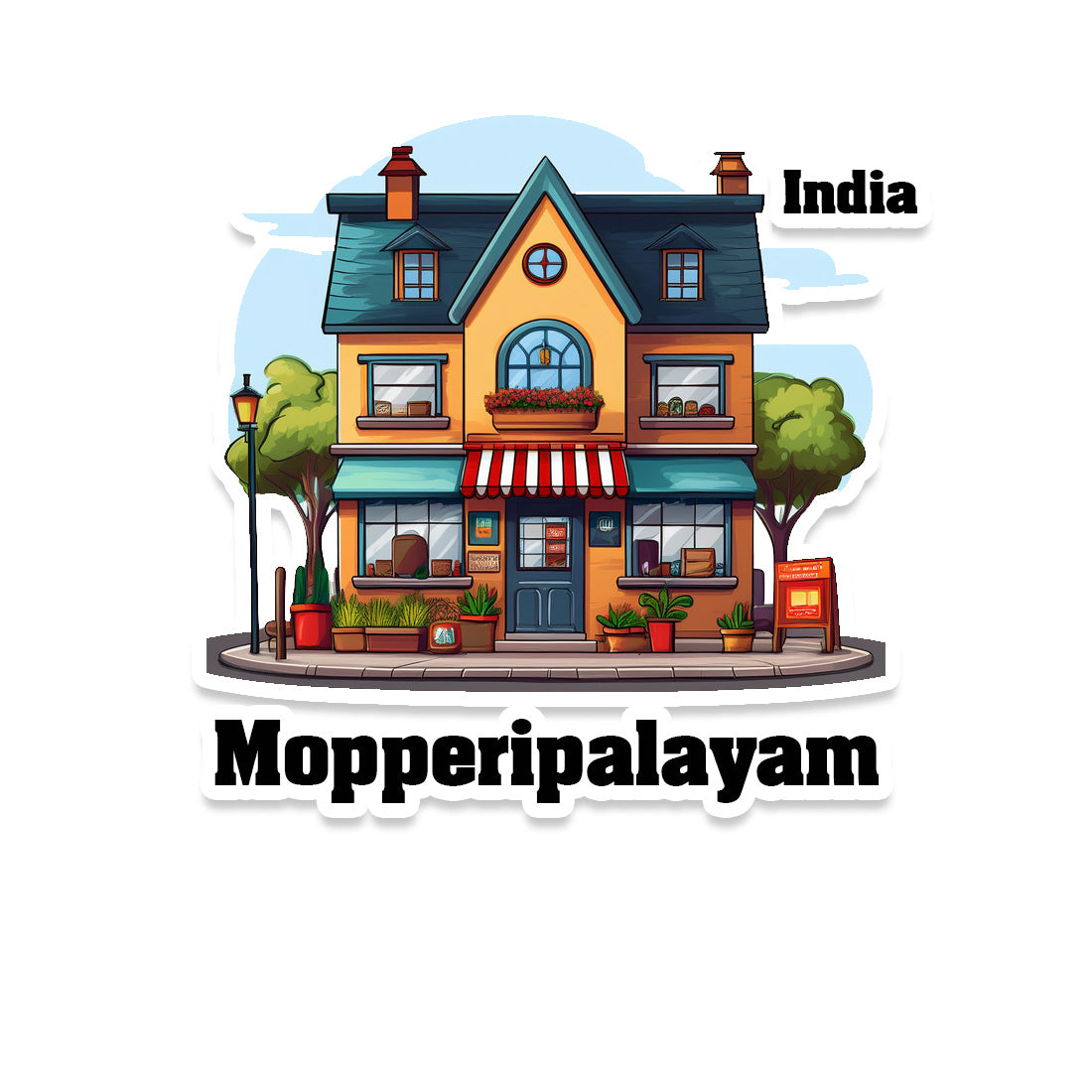 Mopperipalayam Sticker & Magnet | Home Town Souvenirs