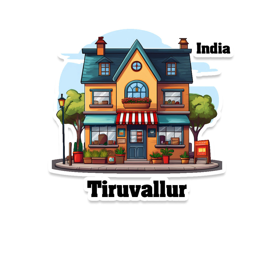 Tiruvallur Sticker & Magnet | Home Town Souvenirs