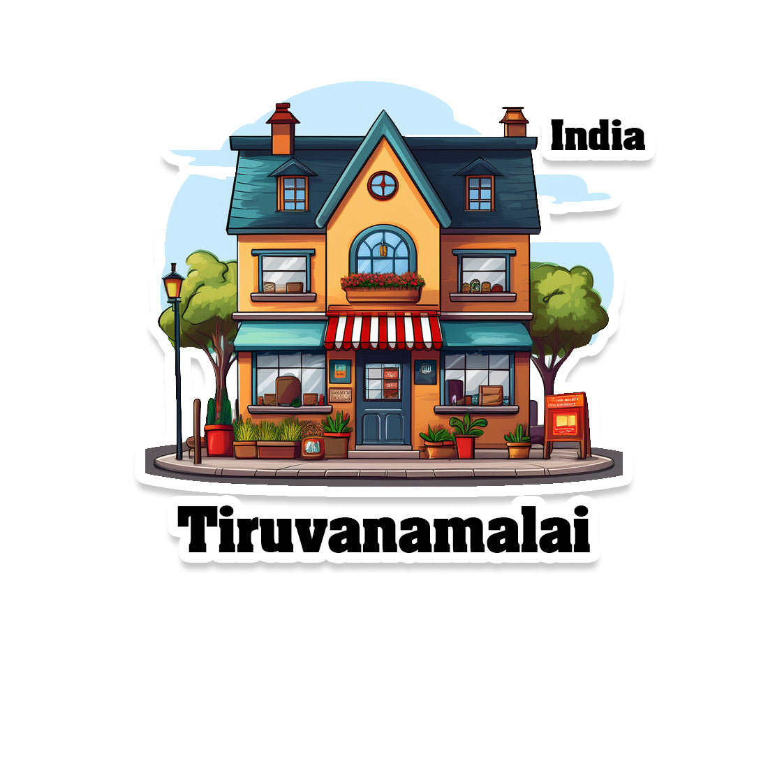 Tiruvanamalai Sticker & Magnet | Home Town Souvenirs