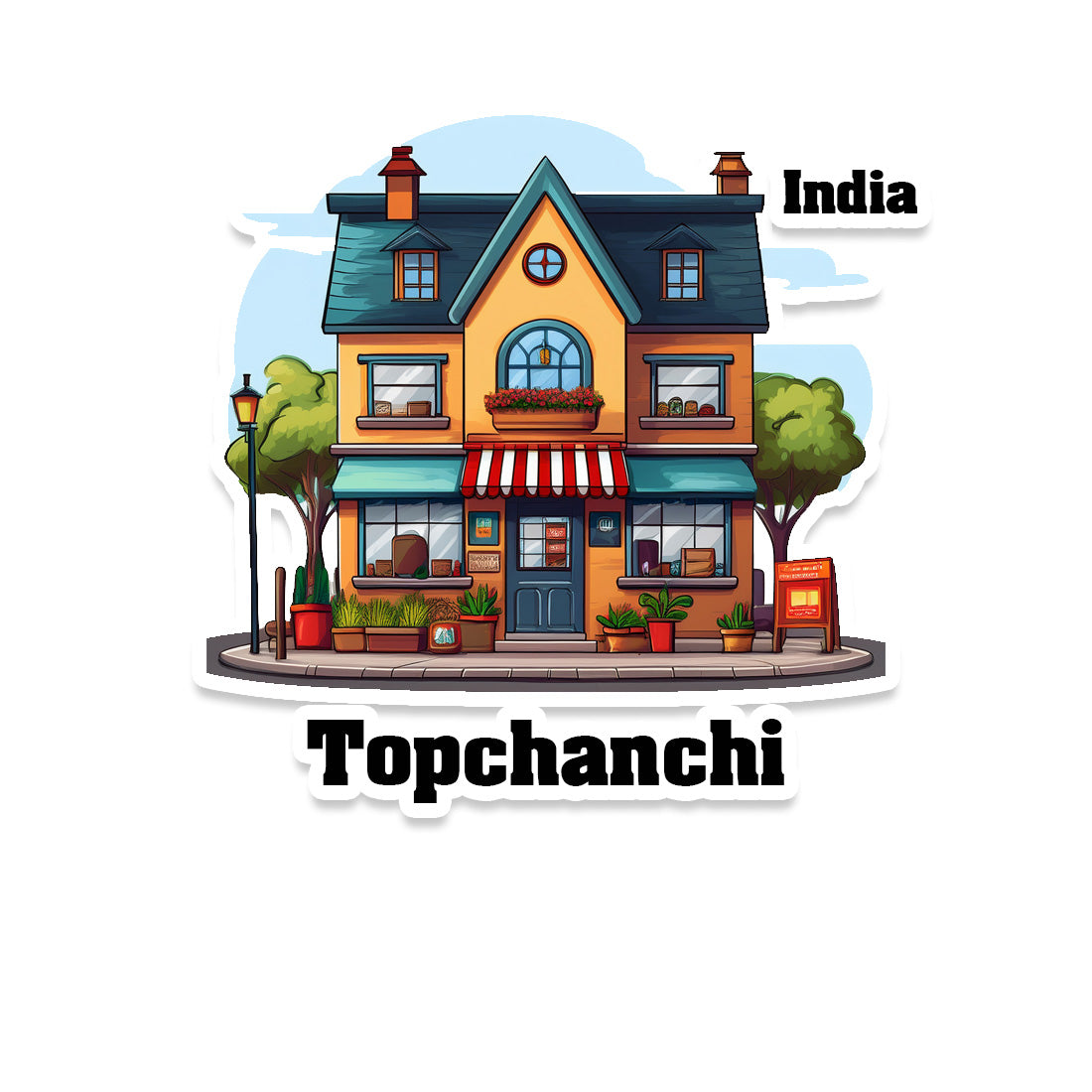 Topchanchi Sticker & Magnet | Home Town Souvenirs