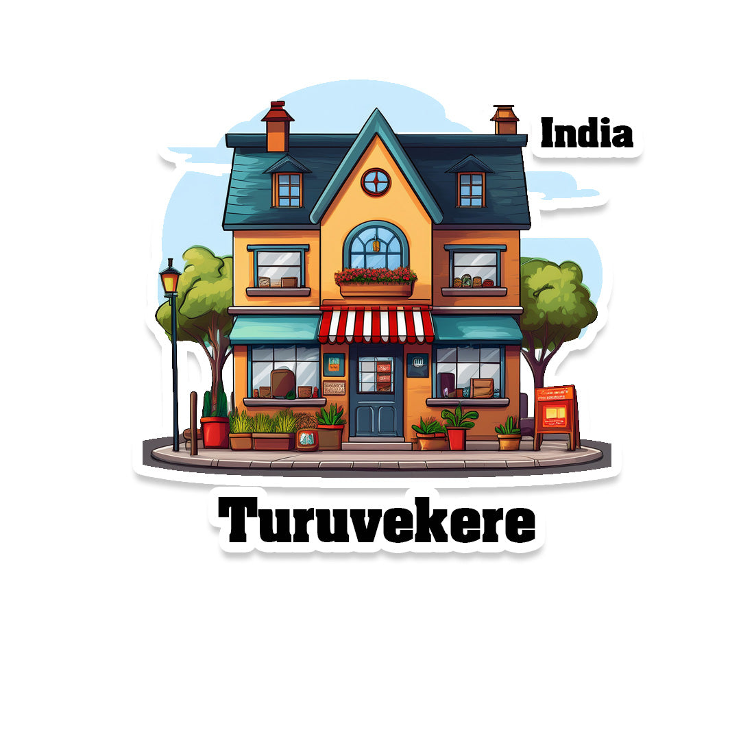 Turuvekere Sticker & Magnet | Home Town Souvenirs