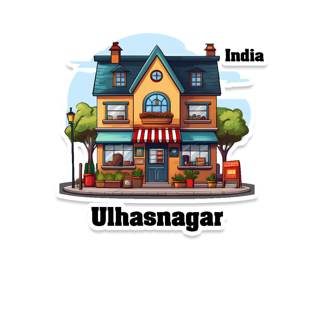 Ulhasnagar Sticker & Magnet | Home Town Souvenirs