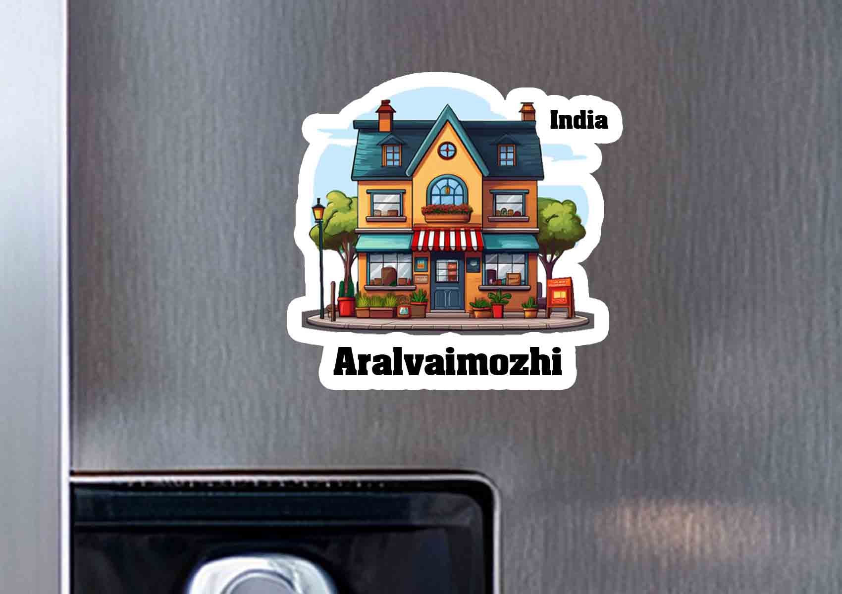 Aralvaimozhi One Home Office Shop Fridge Magnet