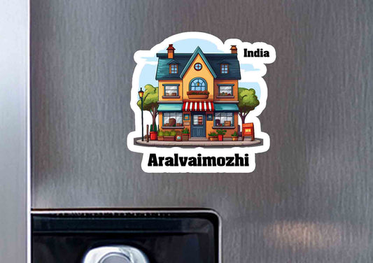 Aralvaimozhi One Home Office Shop Fridge Magnet