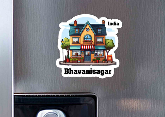Bhavanisagar One Home Office Shop Fridge Magnet