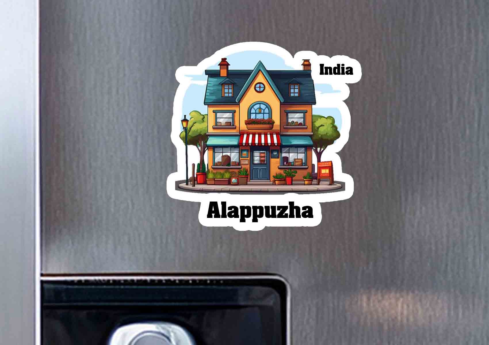 Alappuzha One Home Office Shop Fridge Magnet