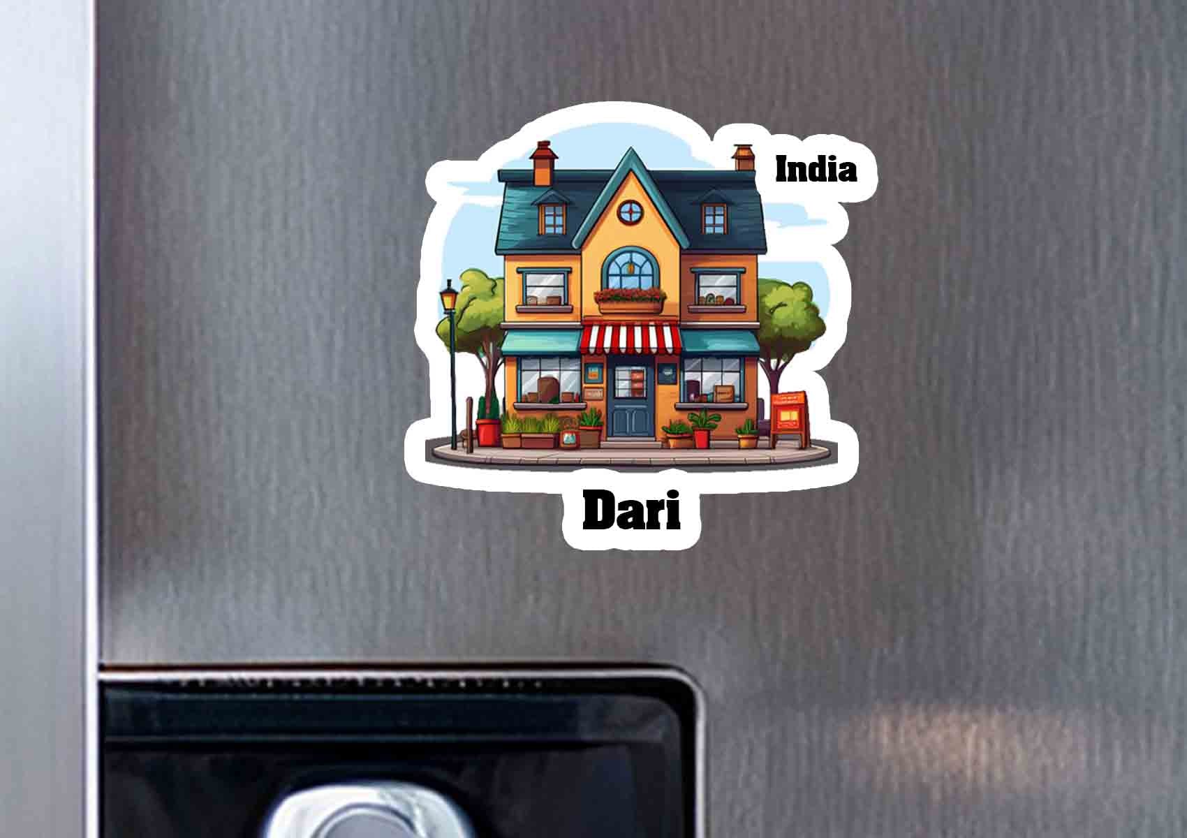 Dari One Home Office Shop Fridge Magnet