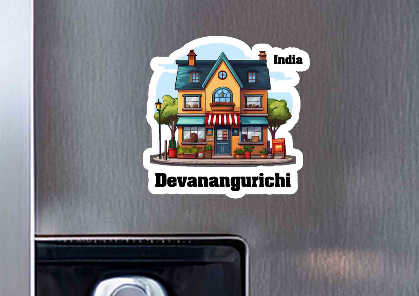 Devanangurichi One Home Office Shop Fridge Magnet