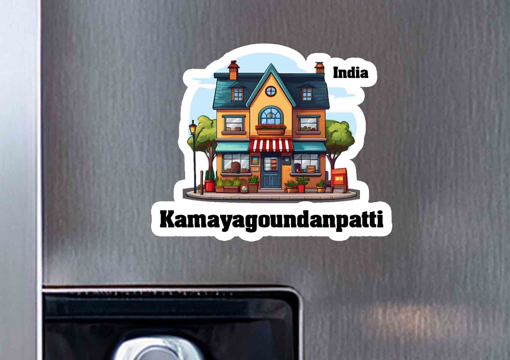Kamayagoundanpatti One Home Office Shop Fridge Magnet
