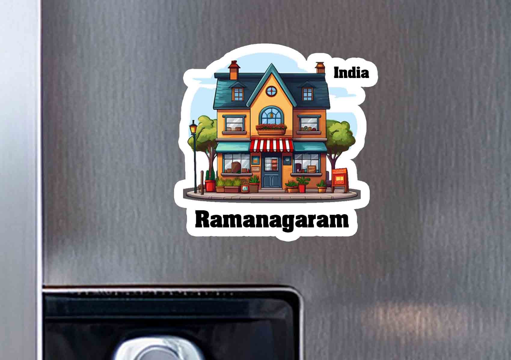 Ramanagaram One Home Office Shop Fridge Magnet