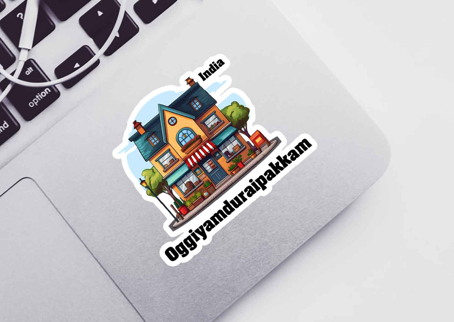 Oggiyamduraipakkam One Home Office Shop Sticker