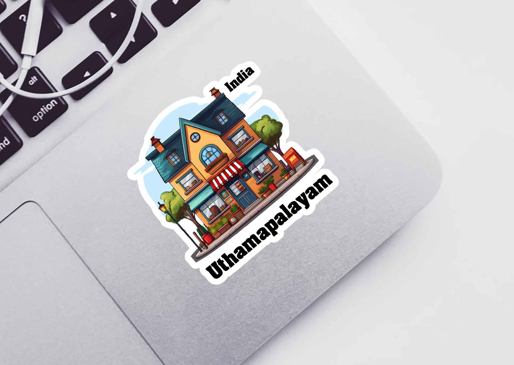Uthamapalayam One Home Office Shop Sticker