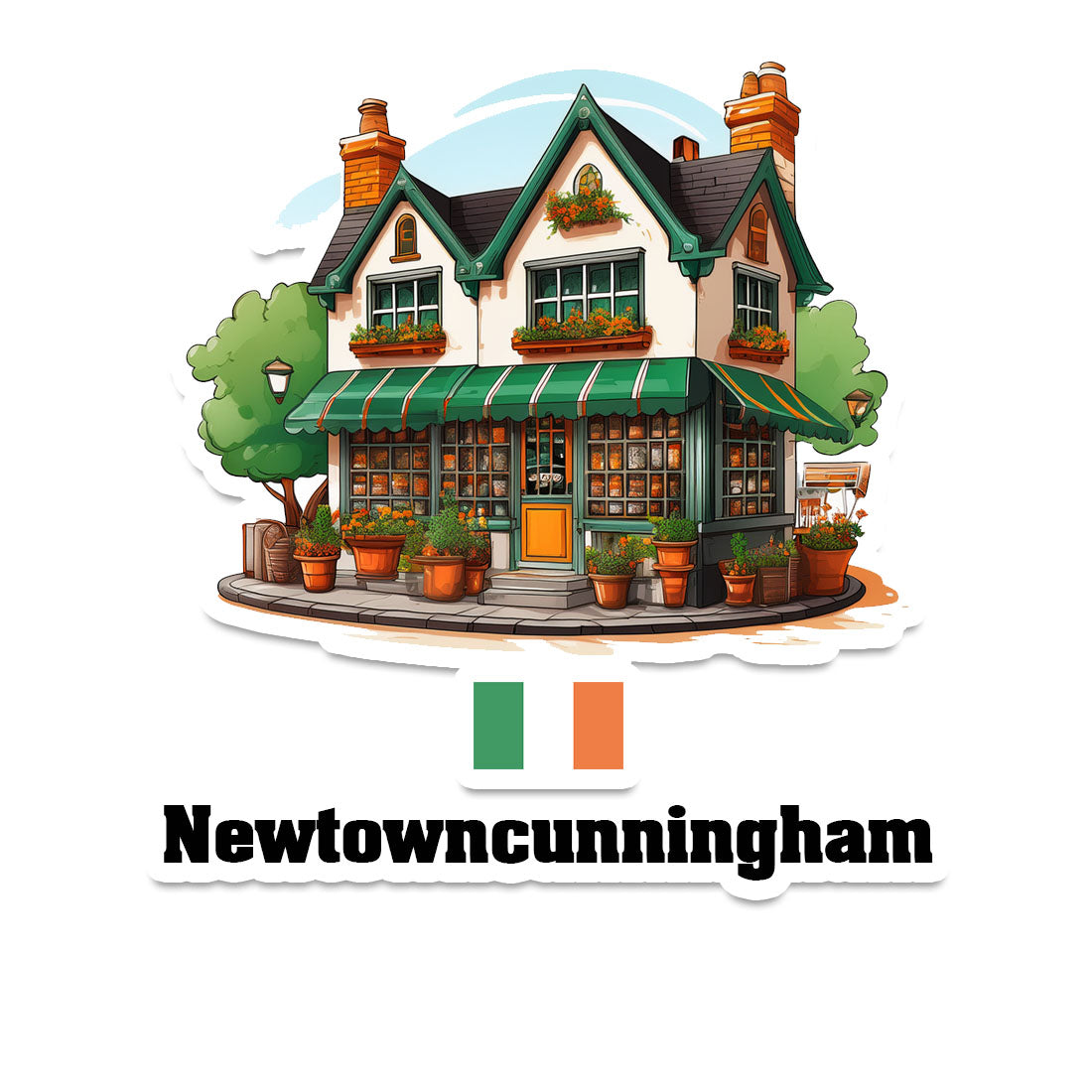 Newtowncunningham Sticker