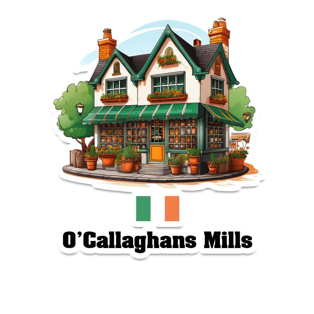 O'Callaghans Mills Sticker