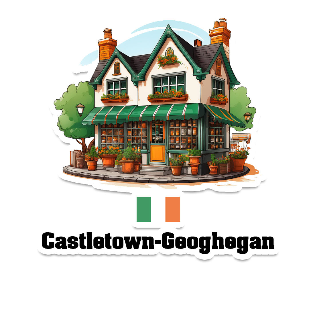 Castletown-Geoghegan Sticker