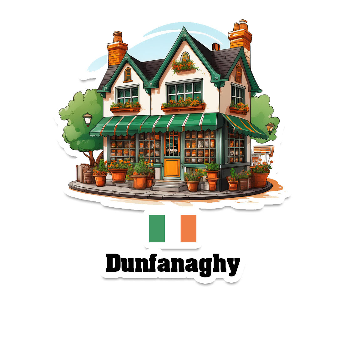 Dunfanaghy Sticker