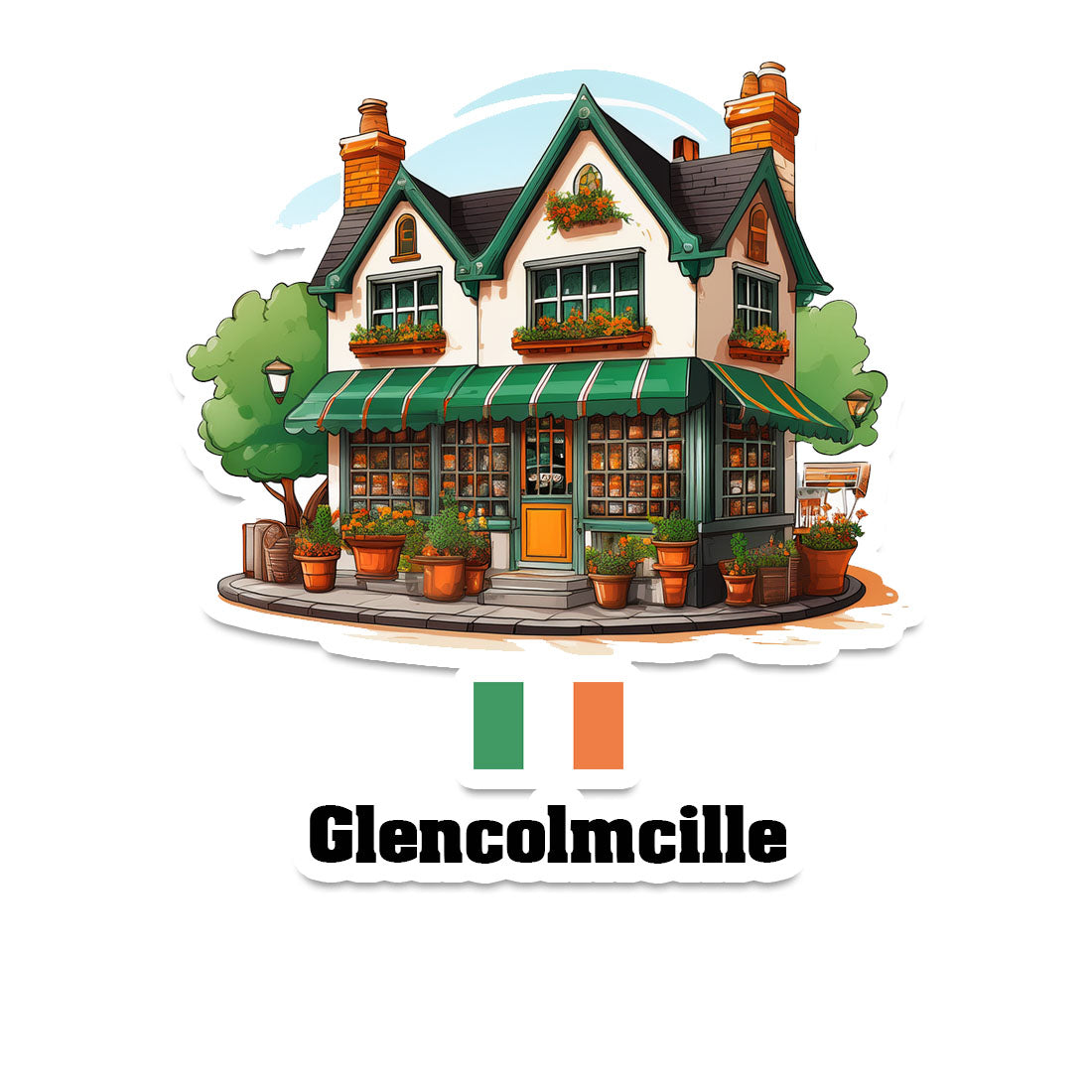 Glencolmcille Sticker