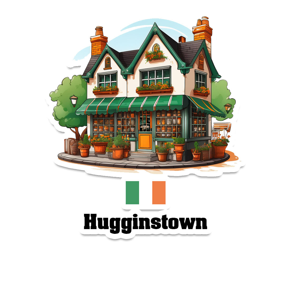 Hugginstown Sticker