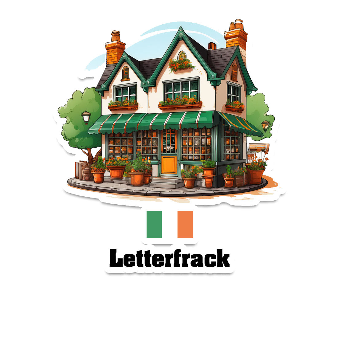 Letterfrack Sticker